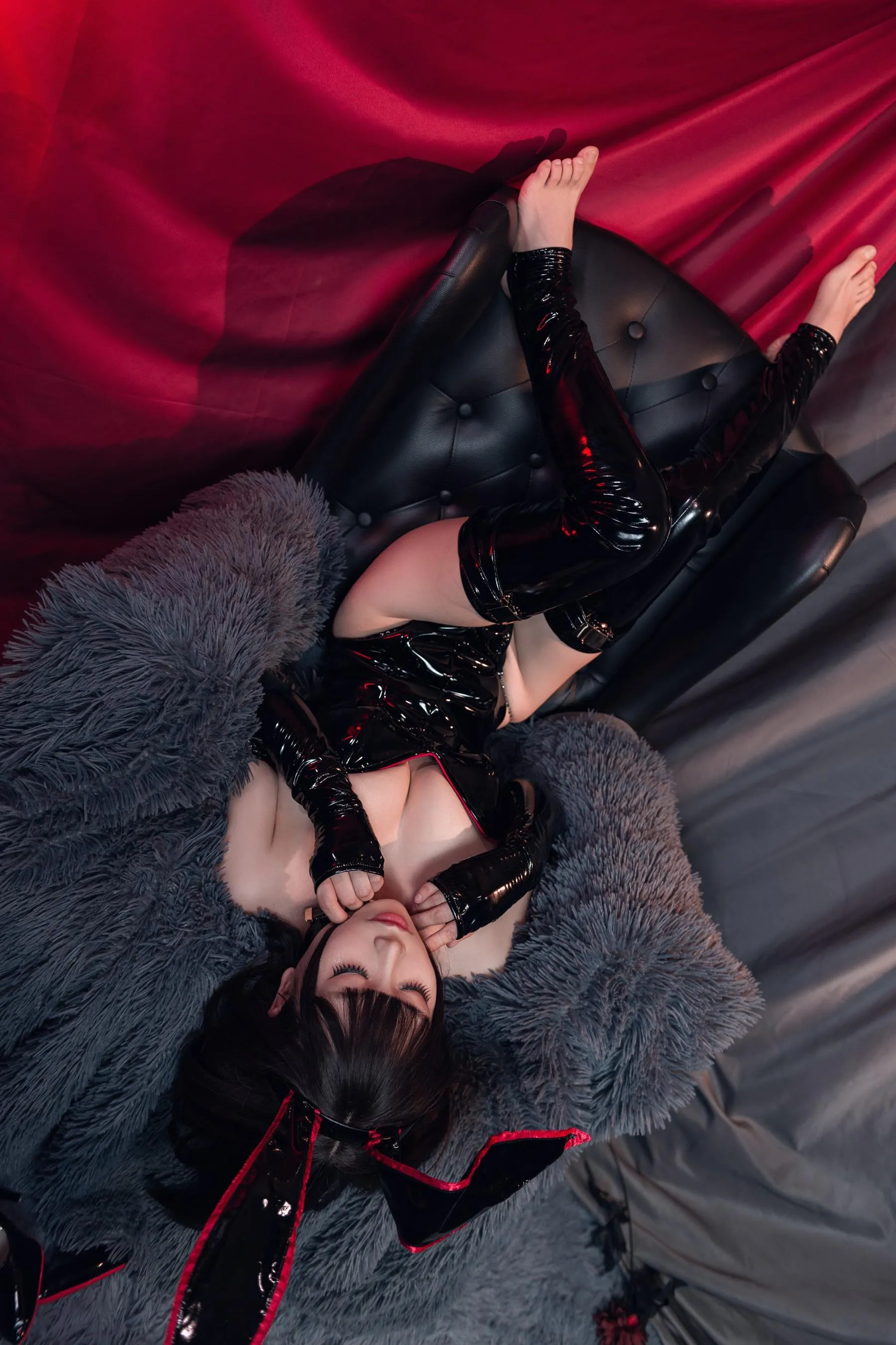末夜787 – NO.17 黑色漆皮兔女郎 [30P]插图7
